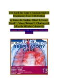 Test Bank Egan's Fundamentals of Respiratory Care 13th Edition &lpar;2026&rpar; Stoller Heuer Vines Chatburn Mireles-Cabodevila ISBN 9780323931991 A&plus;