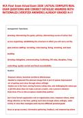 HCA Final Exam Actual Exam 2026 ACTUAL COMPLETE REAL  EXAM QUESTIONS AND CORRECT DETAILED ANSWERS WITH  RATIONALES &lpar;VERIFIED ANSWERS&rpar; ALREADY GRADED A&plus;&excl;&excl;