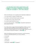 ACVPM PRACTICE TEST QUESTIONS AND CORRECT ANSWERS &lpar;VERIFIED ANSWERS&rpar; &vert; ALREADY GRADED A&plus; &vert; NEW 2026 UPDATE
