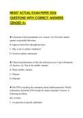 NR507 ACTUAL EXAM PAPER 2026 QUESTIONS WITH CORRECT ANSWERS GRADED A&plus;