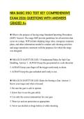 NRA BASIC RSO TEST KEY COMPREHENSIVE EXAM 2026 QUESTIONS WITH ANSWERS GRADED A&plus;