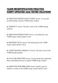 TASER RECERTIFICATION PRACTICE SCRIPT UPDATED 2026 TESTED SOLUTIONS