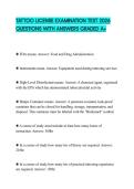 TATTOO LICENSE EXAMINATION TEST 2026 QUESTIONS WITH ANSWERS GRADED A&plus;