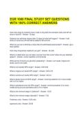 EGR 1000 FINAL STUDY SET QUESTIONS WITH 100&percnt; CORRECT ANSWERS 
