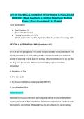 ATI RN MATERNAL NEWBORN PROCTORED ACTUAL EXAM 2026&sol;2027 &vert; NGN Questions & Verified Solutions &vert; Multiple Forms &vert; Pass Guaranteed - A&plus; Graded