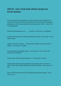 MCB 252 &ndash; Exam 1 Study Guide with Key Concepts and Practice Questions