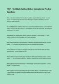 MEP &ndash; Test Study Guide with Key Concepts and Practice Questions