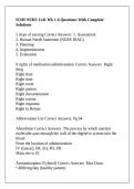 ICHS NURS 1141 Wk 1-6 Questions With Complete Solutions
