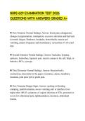 NURS 629 EXAMINATION TEST 2026 QUESTIONS WITH ANSWERS GRADED A&plus;