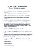 NR 464 - Exam 1 &lpar;Questions From PowerPoints&rpar; Latest Update