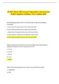 AUMT Mock NHA Exam 5 Questions And Answers With Complete Solution &vert; New Update 2026