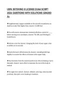 USPA SKYDIVING B LICENSE EXAM SCRIPT 2026 QUESTIONS WITH SOLUTIONS GRADED A&plus;