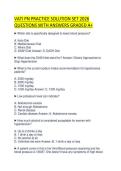 VATI PN PRACTICE SOLUTION SET 2026 QUESTIONS WITH ANSWERS GRADED A