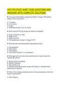 VATI PN STUDY SHEET 2026 QUESTIONS AND ANSWERS WITH COMPLETE SOLUTIONS