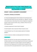 AMB 400 EXAM ACTUAL STUDY GUIDE 2026&sol;2027 &vert; Full Questions & Answers &vert; Graded A&plus; &vert; Complete Exam Prep &vert; Pass Guaranteed - A&plus; Graded
