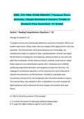 ENGL 1101 FINAL EXAM 2026&sol;2027 &vert; Thompson Rivers University &vert; Sample Questions & Answers &vert; Graded A&plus; Standard &vert; Pass Guaranteed - A&plus; Graded