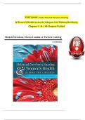 TEST BANK - Olds' Maternal-Newborn Nursing   & Women's Health Across the Lifespan&comma; 11th Edition &lpar;Davidson&rpar;&comma;   Chapters 1 - 36 &vert; All Chapters Verified  