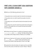 WSET LEVEL 2 EXAM SCRIPT 2026 QUESTIONS WITH ANSWERS GRADED A&plus;