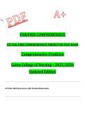 Full Test Bank for NSG 4800&colon; Senior Capstone &sol; ATI Comprehensive Predictor&semi; 2025&sol;2026 NGN Aligned&semi; Galen College of Nursing&semi; Verified Questions with Detailed Rationales&semi; Distinction Guaranteed PDF INSTANT&period;