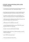 Chi Eta Phi &ndash; Nursing Sorority History&comma; Mission&comma; and Key Principles Study Guide