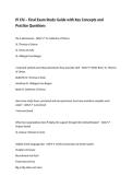 Pi Chi &ndash; Final Exam Study Guide with Key Concepts and Practice Questions