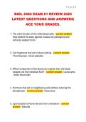 BIOL 2402 EXAM &num;1 REVIEW 2026  LATEST QUESTIONS AND ANSWERS&vert;  ACE YOUR GRADES&period;