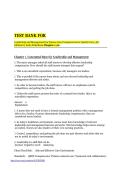 TEST BANK FOR  Leadership and Management for Nurses Core Competencies for Quality Care&comma; 5th  Edition by Anita Finkelman Chapter 1-20 