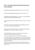MMC &ndash; Test Questions Study Guide with Key Concepts and Practice Questions