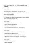 MCH &ndash; Exam Study Guide with Key Concepts and Practice Questions