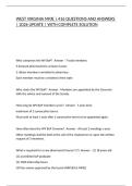 WEST VIRGINIA MPJE &vert; 416 QUESTIONS AND ANSWERS &vert; 2026 UPDATE &vert; WITH COMPLETE SOLUTION