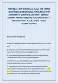 WEST COAST EMT BLOCK EXAM &num;1&comma; 2&comma; 3 AND 4 EXAM  QUESTION BANK NEWEST 2026 ACTUAL EXAM WITH  COMPLETE 940 QUESTIONS AND CRRECT DETAILED  ANSWERS &lpar;VERIFIED ANSWERS&rpar; ALREADY GRADED A&plus; &sol;  EMT WEST COAST BLOCK 1-4 REAL EXAM &vert;  GUARANTEED PASS