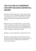 WGU C724 EXAMS 601 COMPREHENSIVE EXAM SCRIPT 2026 SOLVED QUESTIONS FULL SOLUTION