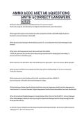 AMMO CDC Set B Questions with Correct Answers 2026 &vert; Complete USAF Ammunition Systems CDC Exam Prep & Practice Test