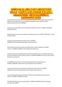 AMMO-68-DL Military Munitions Rule &lpar;CERT&rpar; &lpar;4E-F46-645-F30 DL&rpar; Questions with Correct Answers 2026 &vert; USAF Ammunition Certification Exam Prep