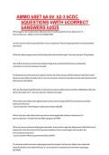 AMMO Set A Volume 2&ndash;3 CDC Questions with Correct Answers 2026 &vert; USAF Ammunition Systems CDC Exam Prep &vert; Complete Study Guide