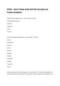 KDChi &ndash; Exam 4 Study Guide with Key Concepts and Practice Questions