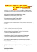 AMMO-68 Questions with Correct Answers 2026 &vert; USAF Ammunition Systems CDC Exam Prep &vert; Complete Study Guide