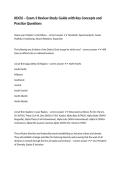 KDChi &ndash; Exam 3 Review Study Guide with Key Concepts and Practice Questions