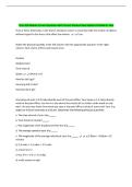 Phys 165 Module 2 Exam Questions with Correct Answers New Update