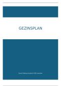 Leerhuis gezinsplan uitgewerkt behaald met een 8