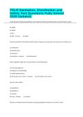 TDLR Sanitation&comma; Disinfection and Safety Test Questions Fully Solved 2026 Updated&period;