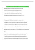 Exam 1 PMCQ Questions with Correct Answers New Update