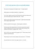ACOLS study questions with accurate detailed solutions