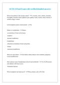 ACOLS Final Exam with verified detailed answers
