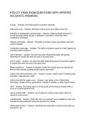 ECN 211 FINAL EXAM QUESTIONS WITH VERIFIED ACCURATE ANSWERS