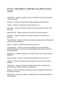 ECN 211 MIDTERM -1 VERIFIED ACCURATE STUDY GUIDE