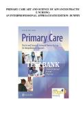 Primary Care&colon; The Art and Science of Advanced Practice Nursing &ndash; An Interprofessional Approach &ndash; 6th Edition &ndash; Dunphy &ndash; 2026 &ndash; Latest Verified Test Bank Questions and Answers with Detailed Rationales
