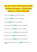 NC DOCC Practice Exam 2026&sol;2027 &vert; REALISTIC PRACTICE QUESTIONS &vert; COMPLETE TEST PREP &vert; GUARANTEED PASS STUDY MATERIAL