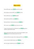 PREA DOCC Training Exam Study Guide 2026&sol;2027 &vert; PRISON RAPE ELIMINATION ACT TRAINING &vert; VERIFIED QUESTIONS & ANSWERS