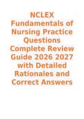 NCLEX Fundamentals of Nursing Practice Questions Complete Review Guide 2026 2027 with Detailed